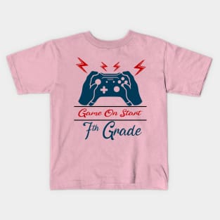 Game on Start 7th grade Kids T-Shirt